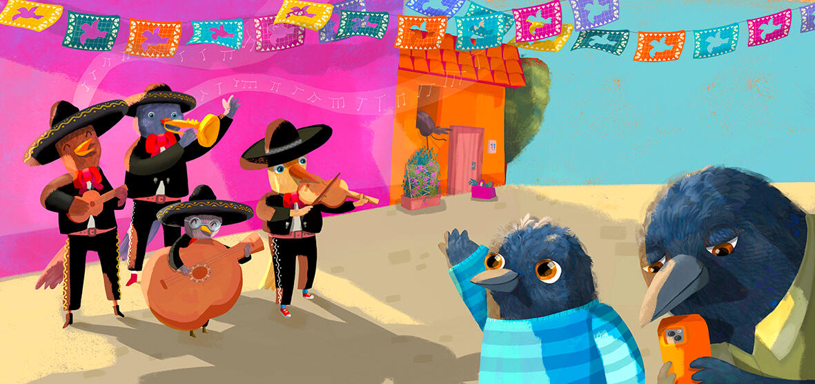 Spatz, interior illustration 3